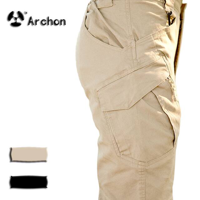 Archon spring and summer urban tactical trousers special forces slim overalls men's sports and leisure multi-pocket training trousers