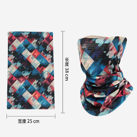 Military fans outdoor summer mesh breathable face towel camouflage print cycling bicycle motorcycle helmet hood mask
