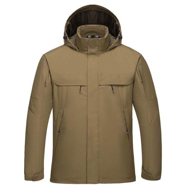Military fans autumn and winter men's Thor three-in-one windbreaker tactical jacket detachable cotton coat outdoor mountaineering clothing assault equipment