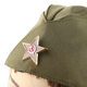 Military fans Cold War outdoor era Russian ship-shaped hats for men and women military fans collection Soviet hats sailor dance hats