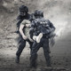French gign summer special battle helmet camouflage uniform