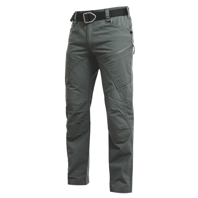Military fan tactical pants men's loose spring and autumn elastic loose multi-pocket overalls outdoor training pants trousers