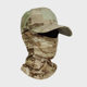 Military fans outdoor camouflage baseball cap face mask tactical baseball cap outdoor hiking mountaineering fishing sun protection face towel