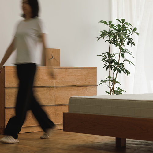 以山 暖树 樱桃木六斗柜实木六斗柜卧室收纳柜置物柜客厅斗柜立柜 - 图0