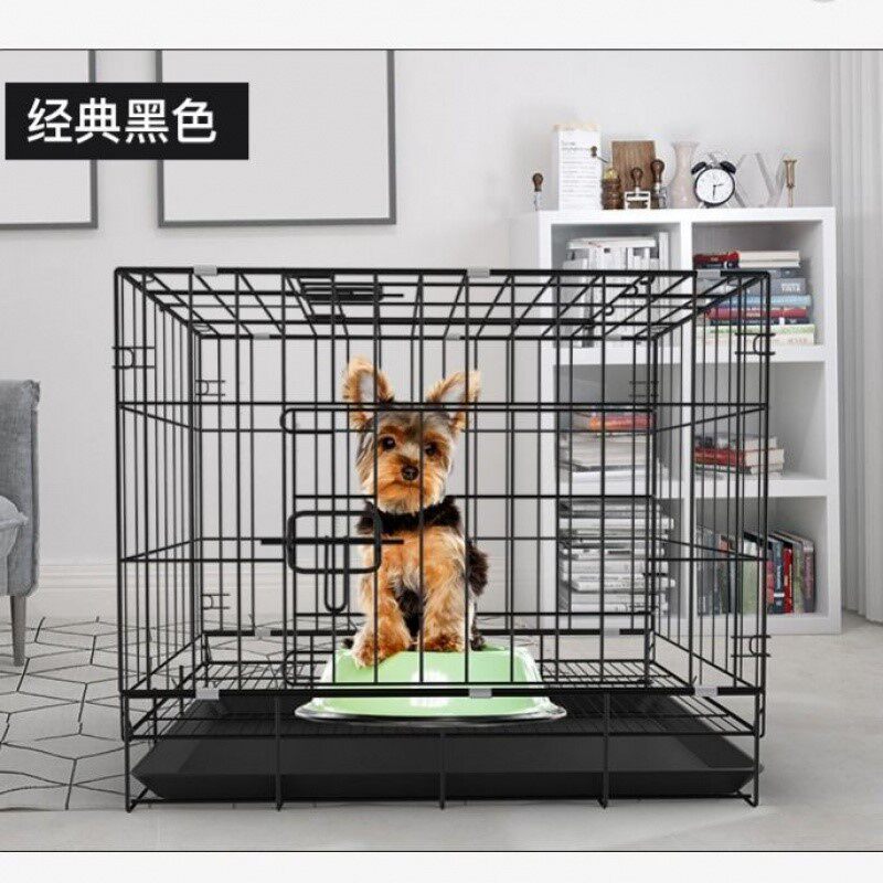 狗笼子小型犬猫笼子特价家用中型犬宠物笼子带厕所室内兔