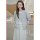 RH ຜ້າໄຫມແລະ linen ແປ RH781 ພາກຮຽນ spring ແລະ summer ຮູບແບບໃຫມ່ແສງສະຫວ່າງຟຸ່ມເຟືອຍຜ້າໄຫມແລະ linen ປະສົມກັບ jacket ສັ້ນ
