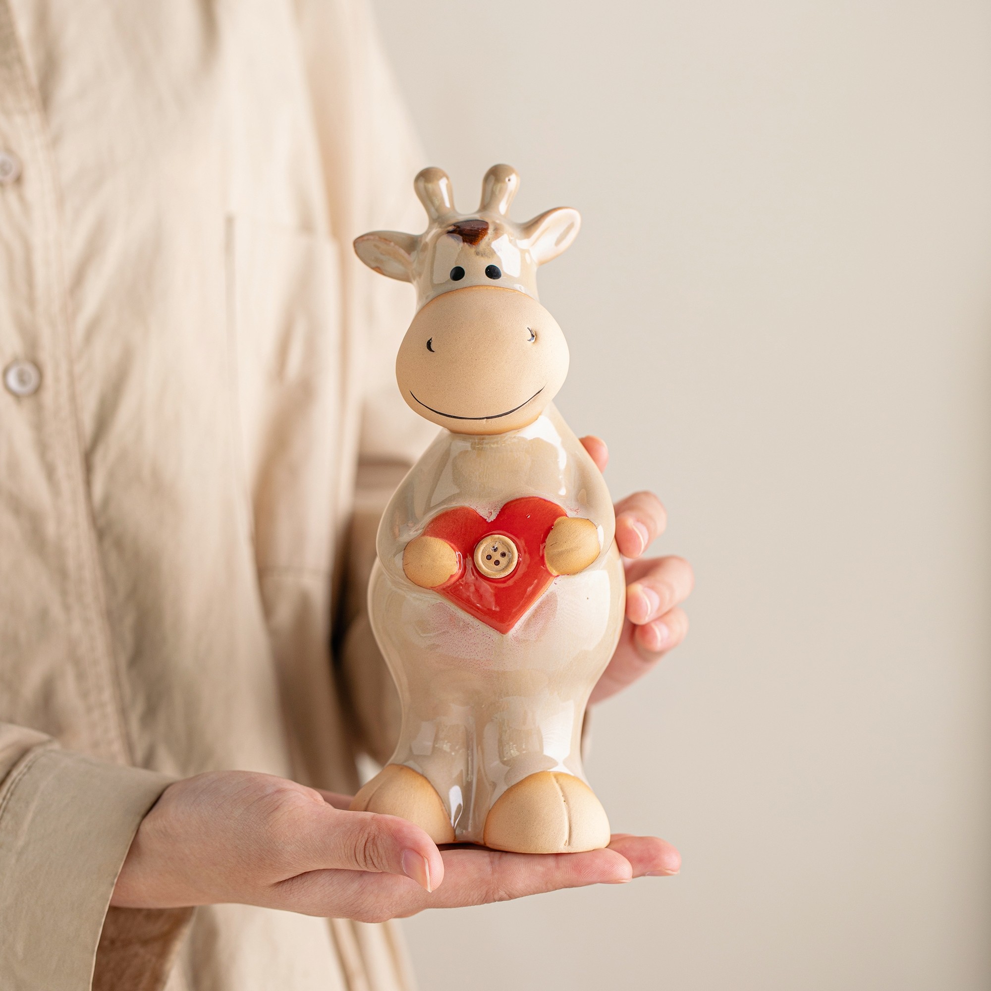 景德镇陶瓷牛气冲天吉祥物摆件家居客厅电视柜装饰办公室桌面摆件,淘宝优惠券,粉丝福利购,淘宝优惠卷