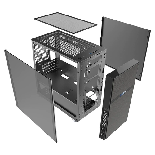 Xianma pingtou ge m1/m7 маленький шасси вода холодные игры на рабочем столе на рабочем столе мини -боковое шасси