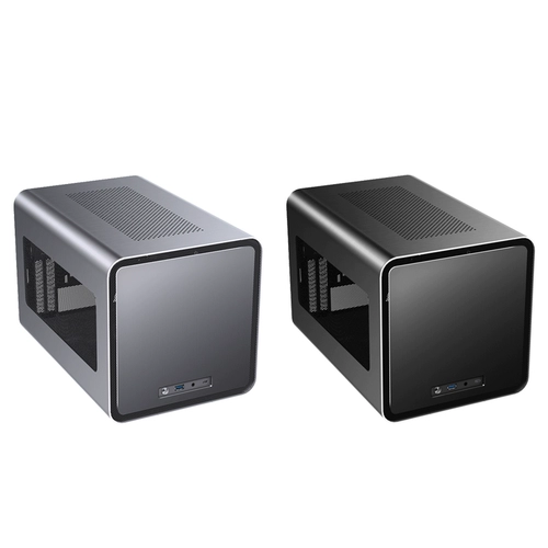 Qiao Sibo v8 Полная алюминиевая графическая карта ITX-шасси вертикальная установка тип-C Mini SFX Power Desktop Office Designer