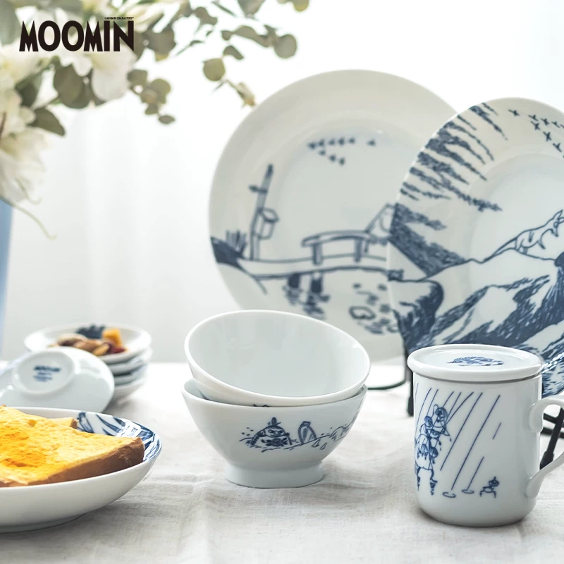 Японский импортированный керамический чашка MOOMIN из магазина Shanjia Cup Cup Dip сладкий десерт фарфоровая чашка японского стиля для чая