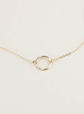 原创美国包金纯银圆圈饰品手环