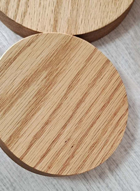 橡木圆形椭圆六角项链耳饰品diy