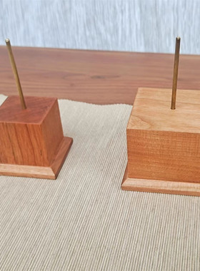 樱桃木实木胸像底座diy手工