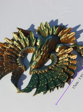 PLA外贸3D长生鸟凤凰装饰摆件