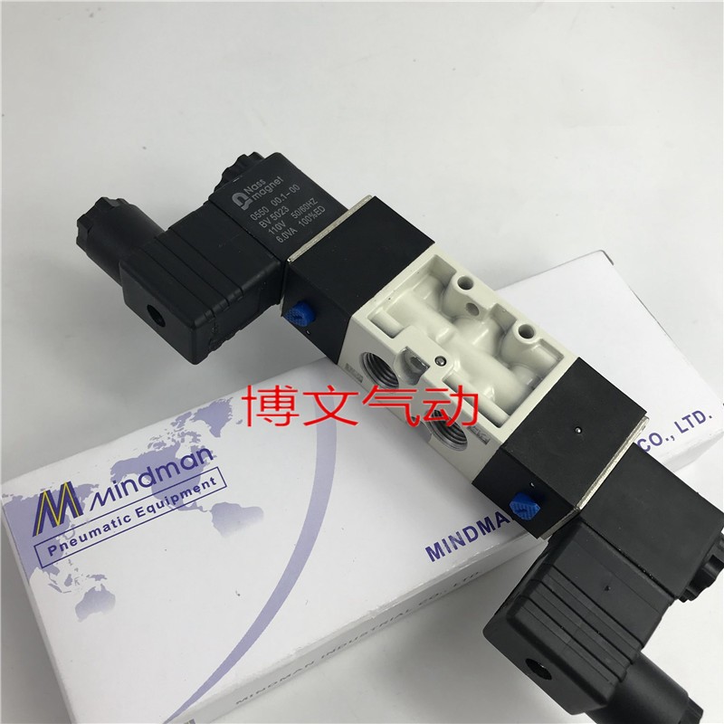 Mindman金器MVSC-260-4E2 AC220V DC24V电磁阀双电控换向阀 - 图2