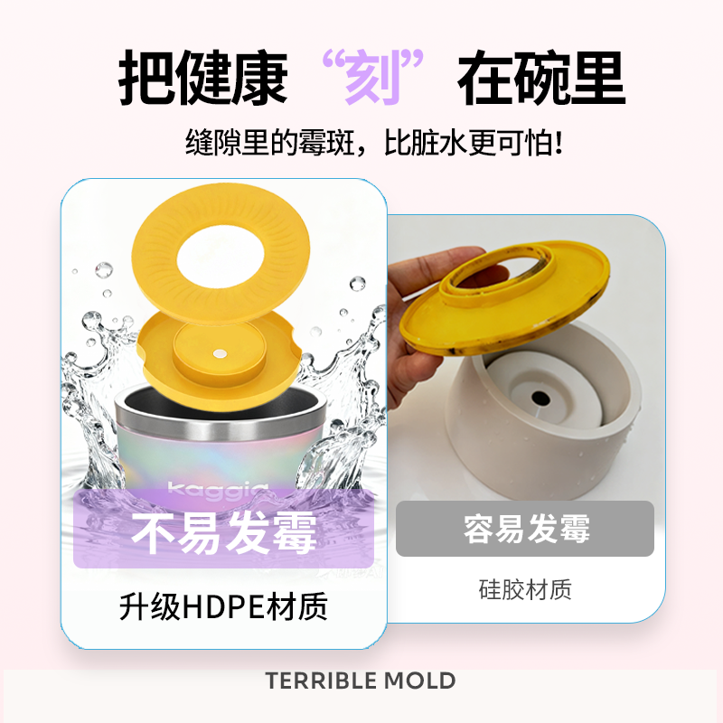 KOJIMA猫狗碗宠物悬漂浮喝水碗盆不湿嘴不锈钢防打翻小狗饮水器机,淘宝优惠券,粉丝福利购,淘宝优惠卷