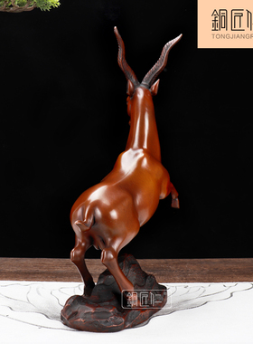 领头羊生肖客厅摆件工艺品