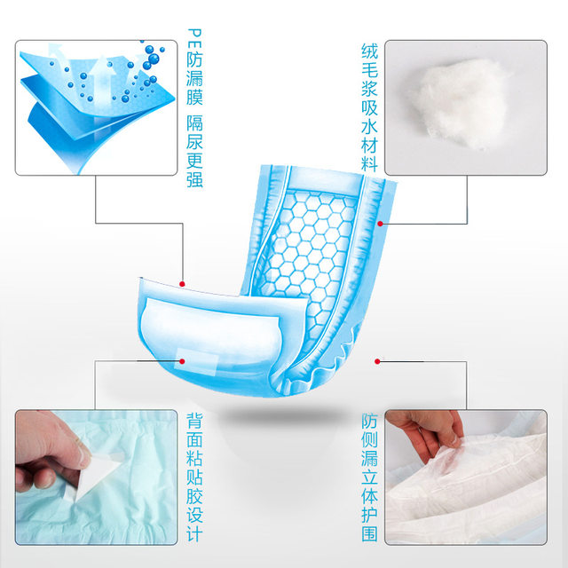 Bissolol adult diapers 48 pieces