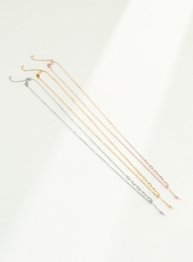 珍珠项链女Y字链锁骨链吊坠空托