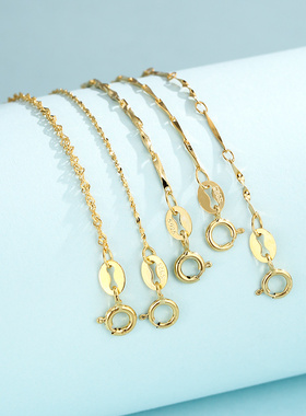 锁骨银项链925锁骨银项链925女女