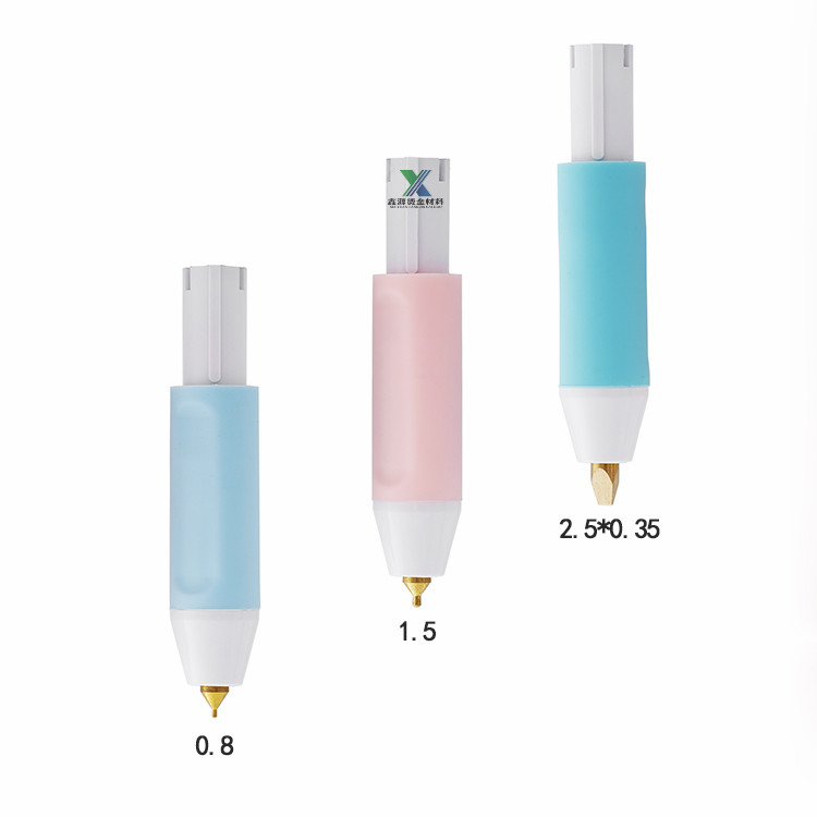 鑫源二代可换头加热烫金笔FOIL DIY手持烫印笔 新款金箔笔套装 - 图1