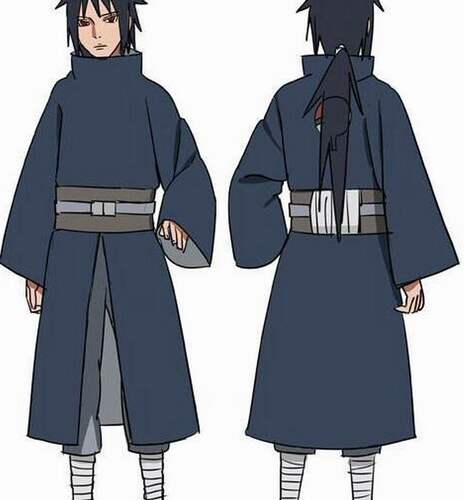 日系火影宇智波带土cos忍者面具佐助阿飞动漫cosplay套装带土团扇 - 图0