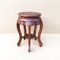 Solid Wood Chinese Vintage Stool Round Table Stool stool Stool Old Elk Stool Old Elm Wood Short Bench Drum Stool Round Stool