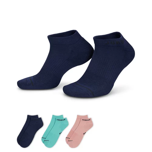 Официальные быстросохнущие спортивные носки-лодочки Jordan Nike Jordan, 3 пары дышащих трикотажных носков для поддержки и комфорта для тренировок DX9656