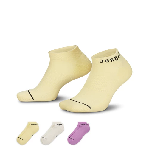 Официальные быстросохнущие спортивные носки-лодочки Jordan Nike Jordan, 3 пары дышащих трикотажных носков для поддержки и комфорта для тренировок DX9656