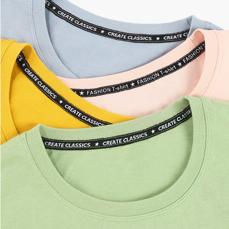 百家姓刺绣短袖diy刺绣定制t恤夏 仟豹T恤