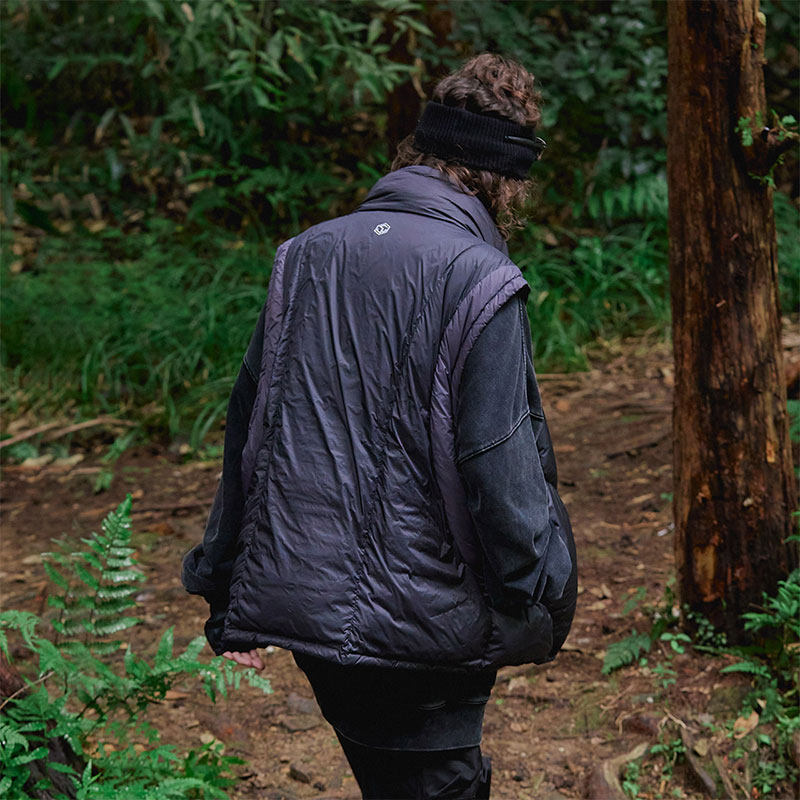 GUUKA TECH机能风潮牌羽绒马甲男冬季新款情侣半高领坎肩外套宽松,淘宝优惠券,粉丝福利购,淘宝优惠卷