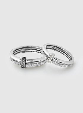 GUUKA桎梏镶钻情侣戒指