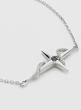 Guuka银饰手链女生ins小众