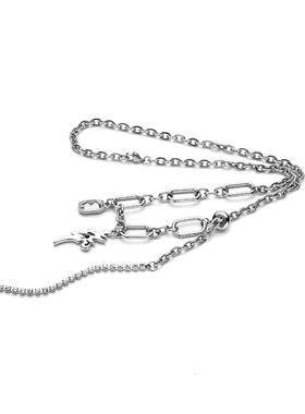 GUUKA原创锆石吊坠项链女