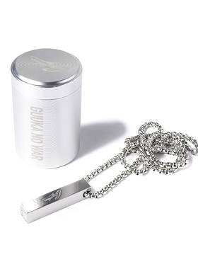 男士长方形嘻哈风情侣礼物吊坠