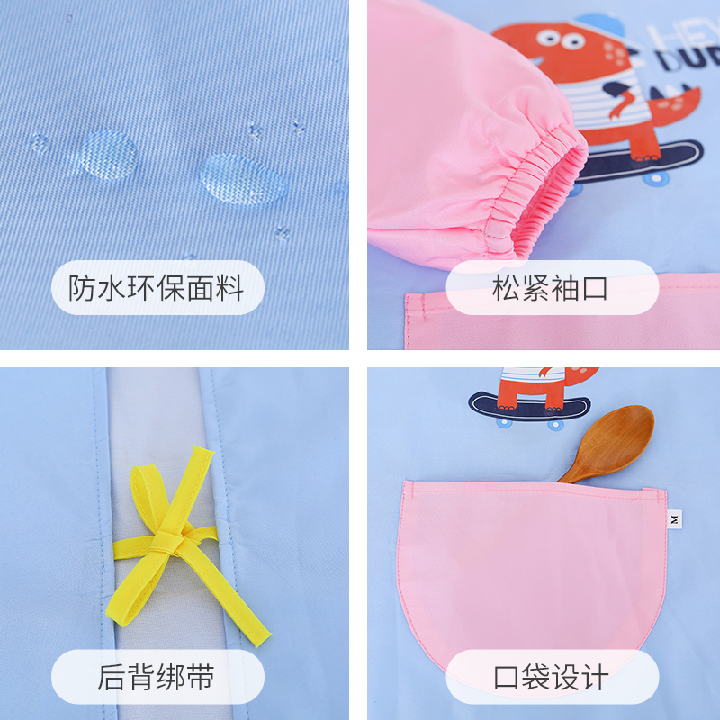 Children's painting smock painting waterproof and anti-dirty kindergarten