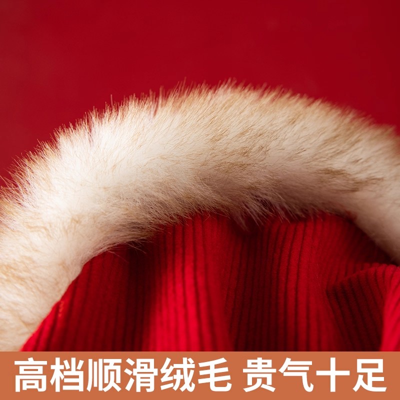 Baby smock, children's Chinese style New Year's meal, winter outer wear