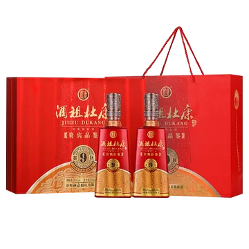 凑116！酒祖杜康500ml*2瓶礼盒[70元优惠券]-寻折猪