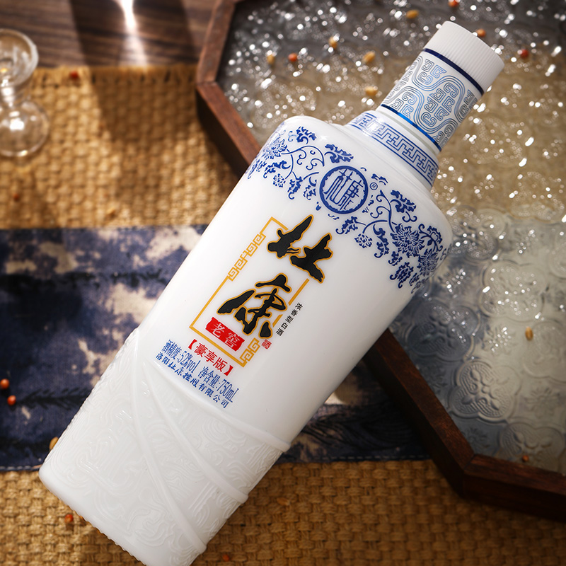 杜康酒 白酒纯粮食酒 豪享版750ml*6 白酒整箱52度浓香型高度白酒 - 图2