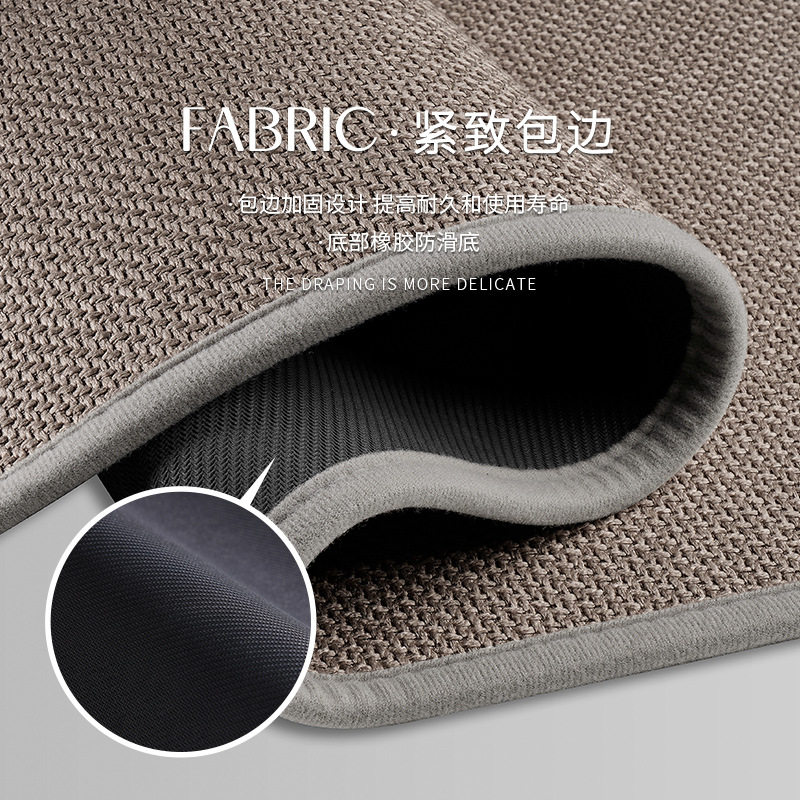Bathroom toilet absorbent floor mat household bath non-slip foot mat toilet door quick-drying carpet
