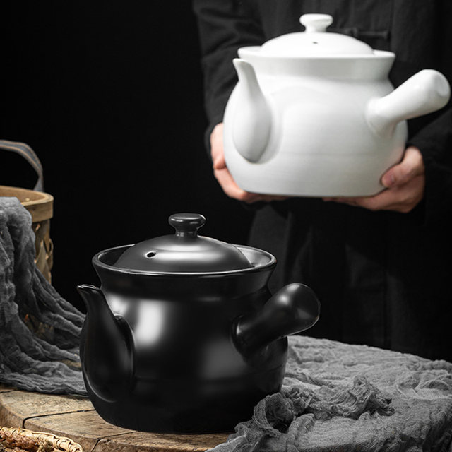 Porcelain City Sancai Healthy Decoction Pot Home Casserole