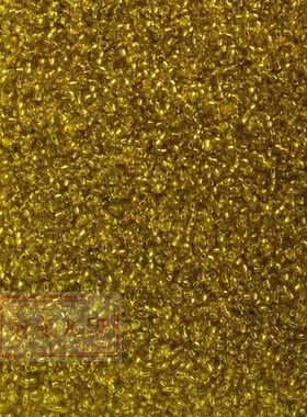 2mm灌银米珠 十字绣珠 欧式刺绣米珠 黄色、橙色系米珠 20g