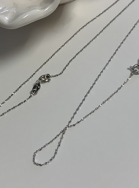 锁骨链S925纯银细碎闪耀满天星女