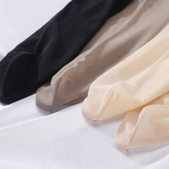 Black stockings for women in summer thin anti-snatch mercerized legs artifact invisible concealer beautifying skin flesh-colored sexy pantyhose