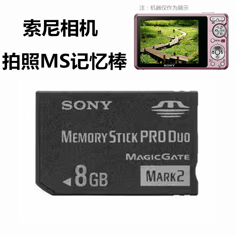 适用索尼照相机DSCW170 W200 W210 WX1 W220电池+充电器+8G内存卡-图0