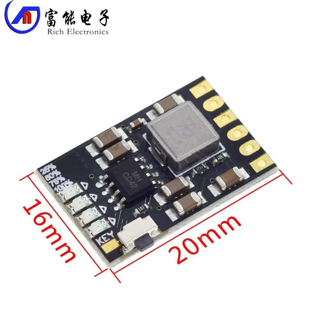 CD42 5V2A充放电一体模块3.7/4.2V锂电升压充放保护 - 图0