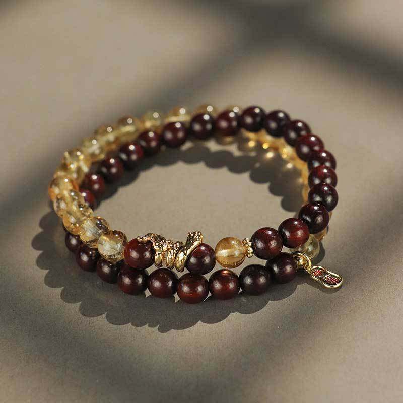 黄塔水晶绿檀木双圈福蛇手链男女文艺复古民族风紫檀木手串批发,淘宝优惠券,粉丝福利购,淘宝优惠卷