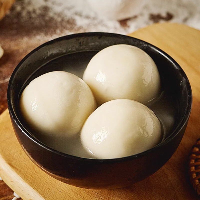 安井荠菜大汤圆咸味糯米团子早餐水煮鲜肉汤圆子夜宵小吃速冻元宵,淘宝优惠券,粉丝福利购,淘宝优惠卷