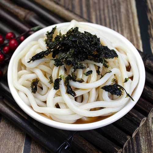 日式乌冬面200g 0脂肪非油炸拌面捞面火锅关东煮食材速食方便面条 - 图0