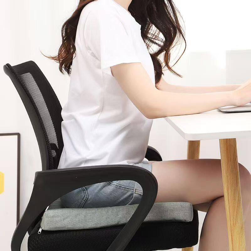 天然乳胶坐垫办公室椅垫久坐学生椅子凳子增高屁股垫汽车座垫通用